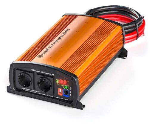 Inversor de Onda Senoidal Pura Avanzado XJ-XUNZEL-2000W-12V cables incluidos