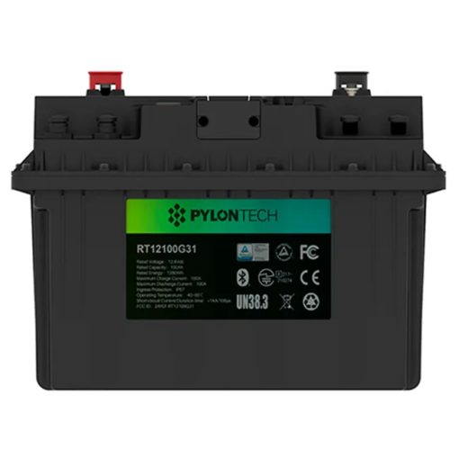 Batería de litio para Camper PYLONTECH 12,8V 100 Ah bluetooth